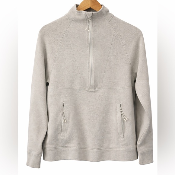 all in motion Tops - All In Motion Quarter Zip Pullover Women’s Small Neutral Athletic Sweatshirt